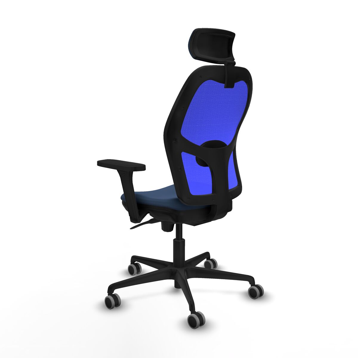 Silla de Oficina con Cabecero Jorquera Piqueras y Crespo 3D036G2 Azul marino
