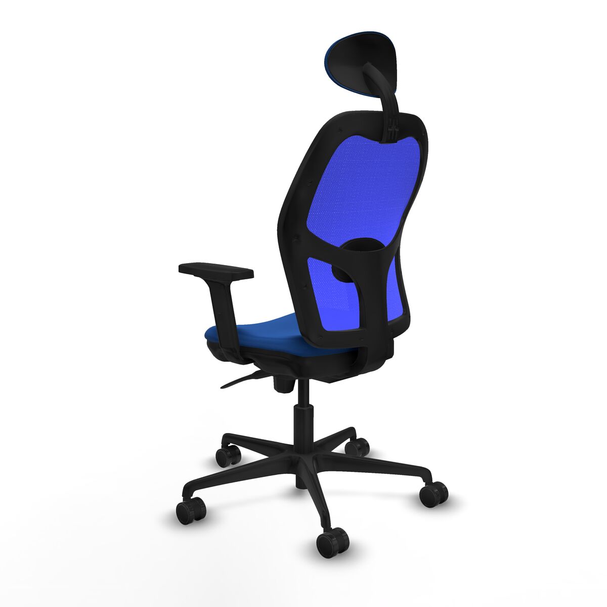 Silla de Oficina con Cabecero Jorquera Piqueras y Crespo 2D036N1 Azul