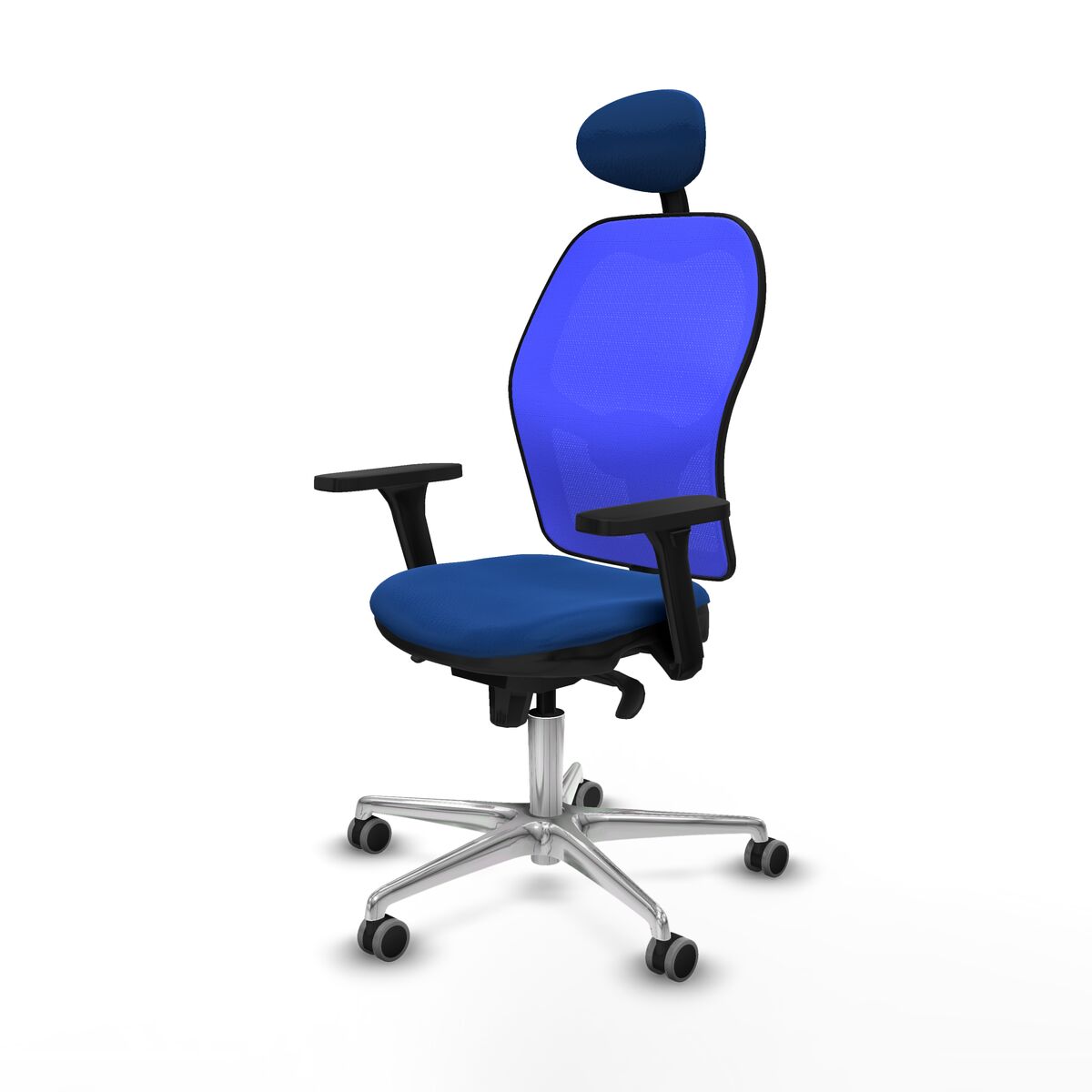 Silla de Oficina con Cabecero Jorquera Piqueras y Crespo 3D086G1 Azul