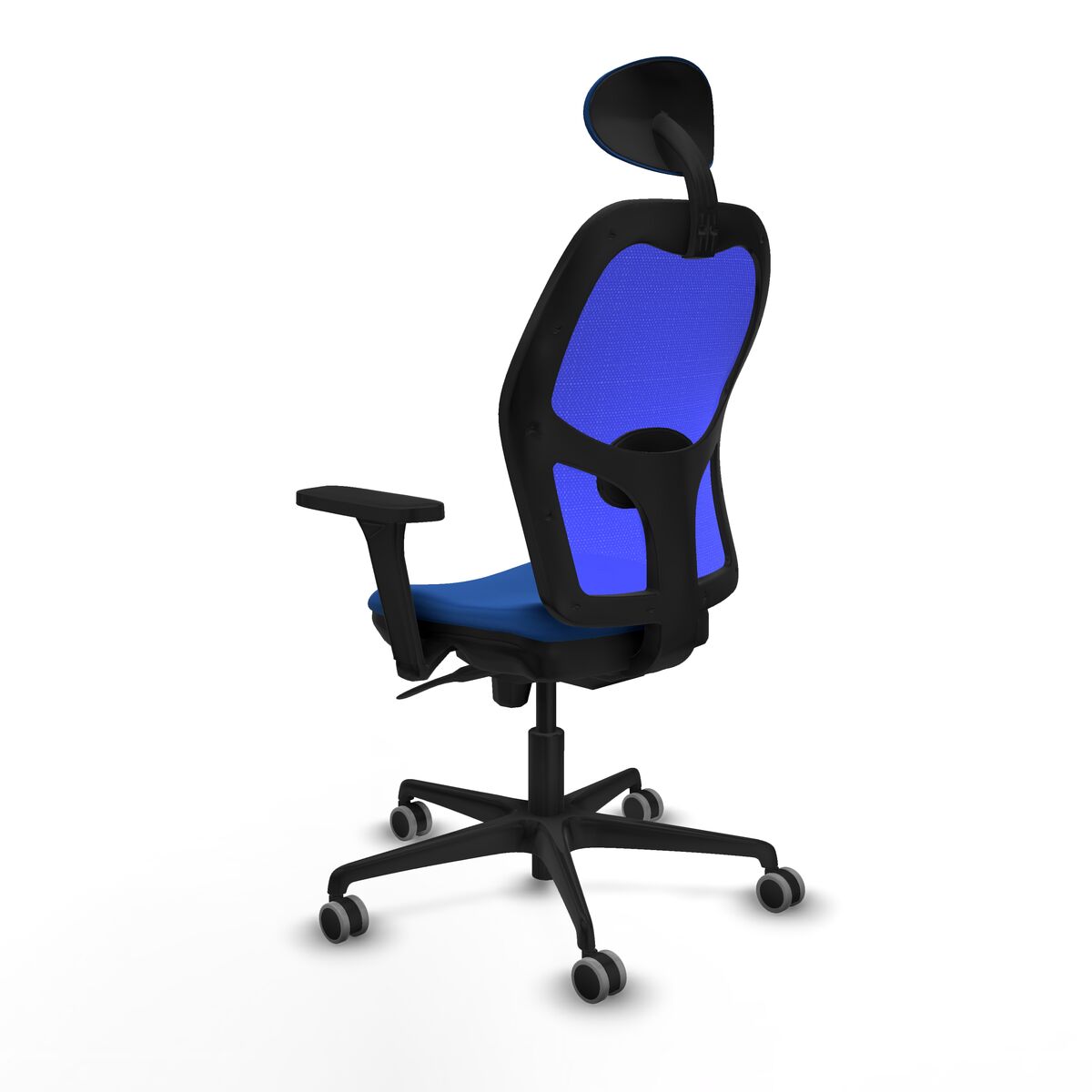 Silla de Oficina con Cabecero Jorquera Piqueras y Crespo 3D036G1 Azul