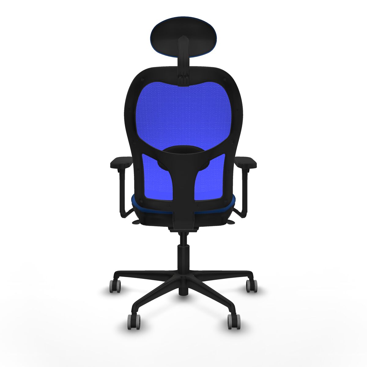 Silla de Oficina con Cabecero Jorquera Piqueras y Crespo 3D036G1 Azul