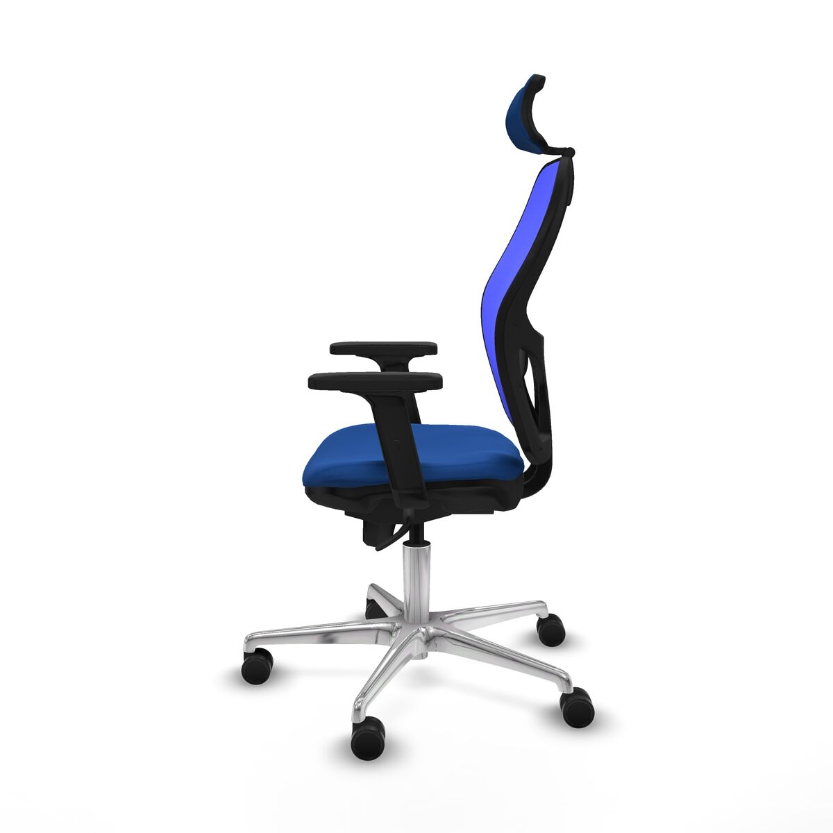 Silla de Oficina con Cabecero Jorquera Piqueras y Crespo 2D086N2 Azul