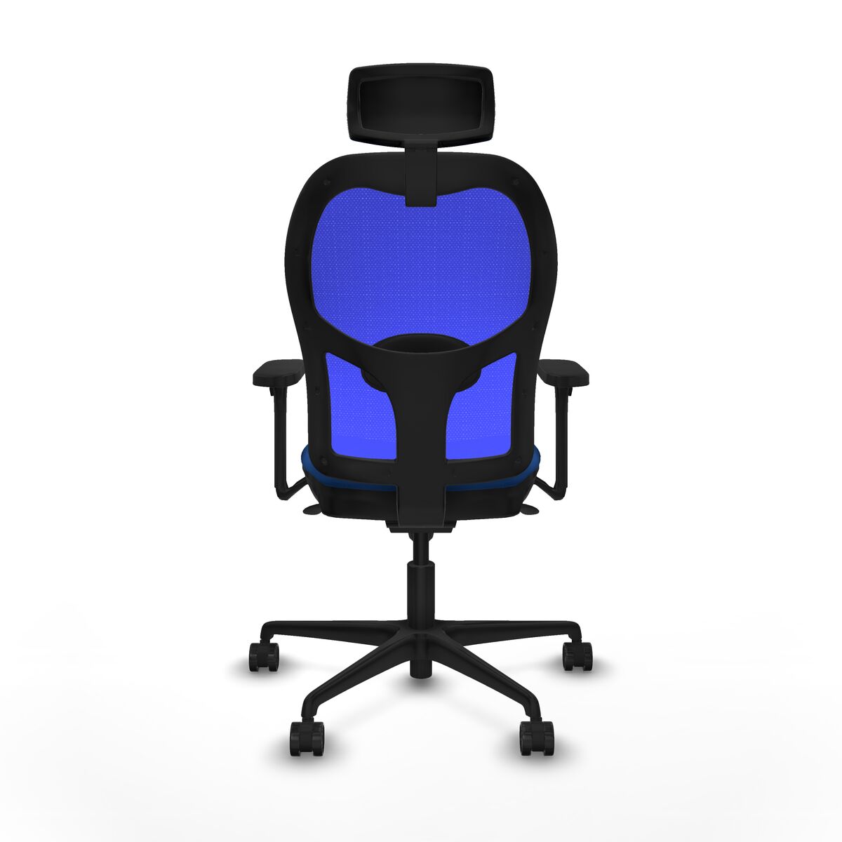 Silla de Oficina con Cabecero Jorquera Piqueras y Crespo 3D036N2 Azul