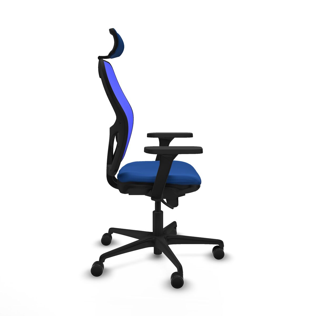 Silla de Oficina con Cabecero Jorquera Piqueras y Crespo 3D036N2 Azul