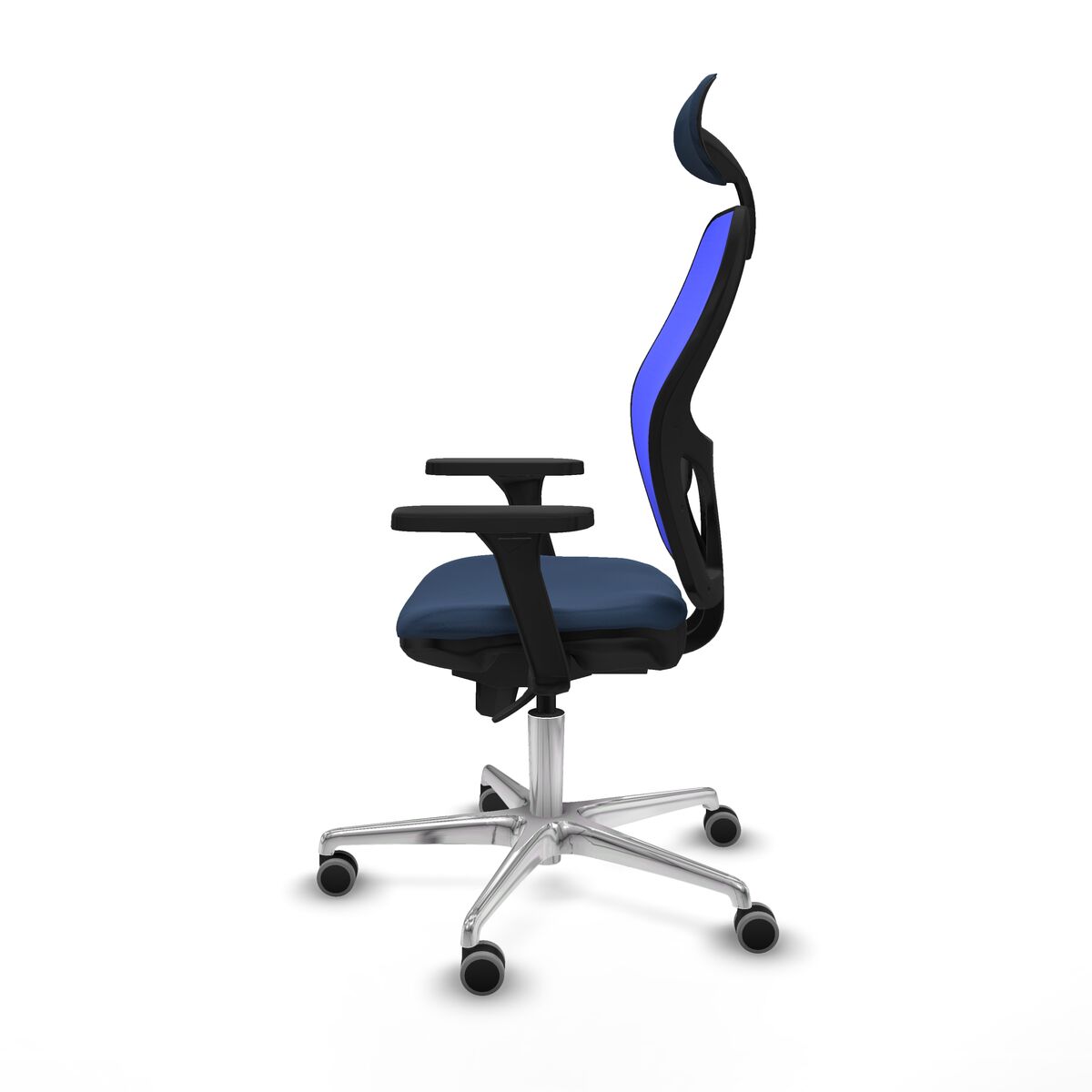 Silla de Oficina con Cabecero Jorquera Piqueras y Crespo 3D086G1 Azul marino