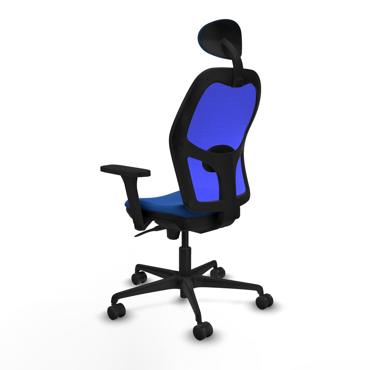 Silla de Oficina con Cabecero Jorquera Piqueras y Crespo 3D036N1 Azul