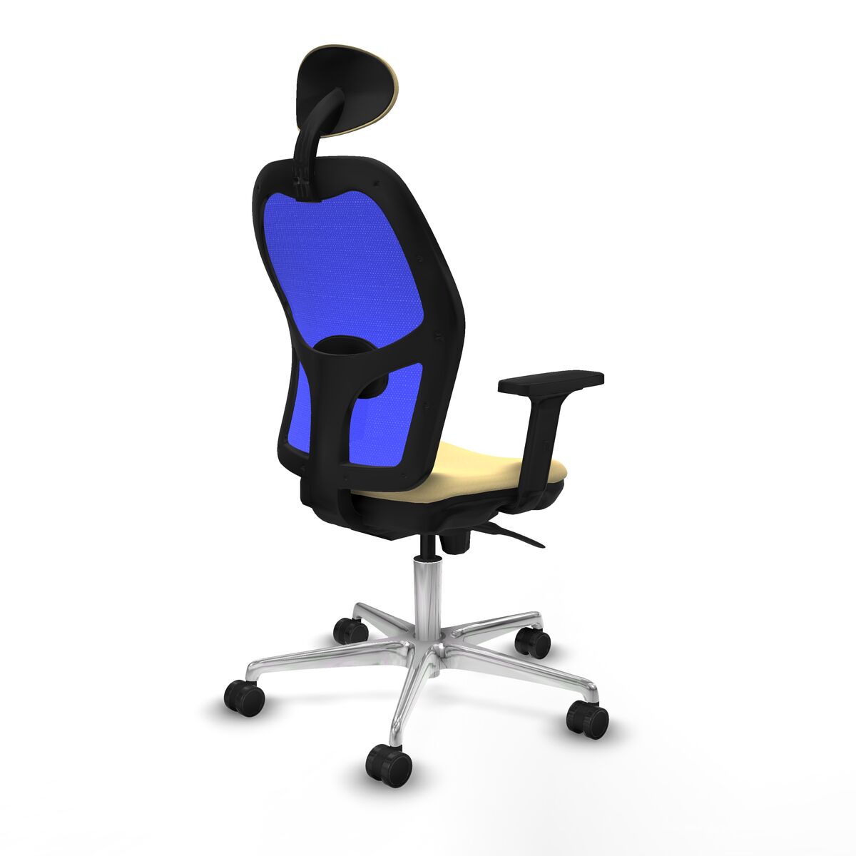 Silla de Oficina con Cabecero Jorquera Piqueras y Crespo 2D086N1 Crema