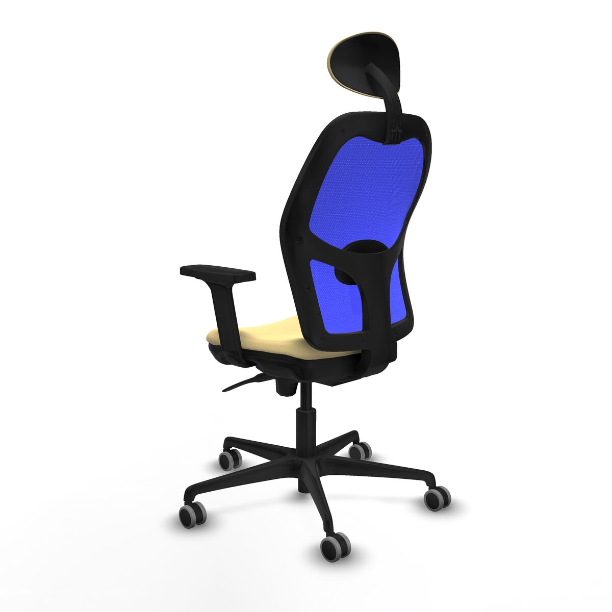 Silla de Oficina con Cabecero Jorquera Piqueras y Crespo 2D036G1 Crema