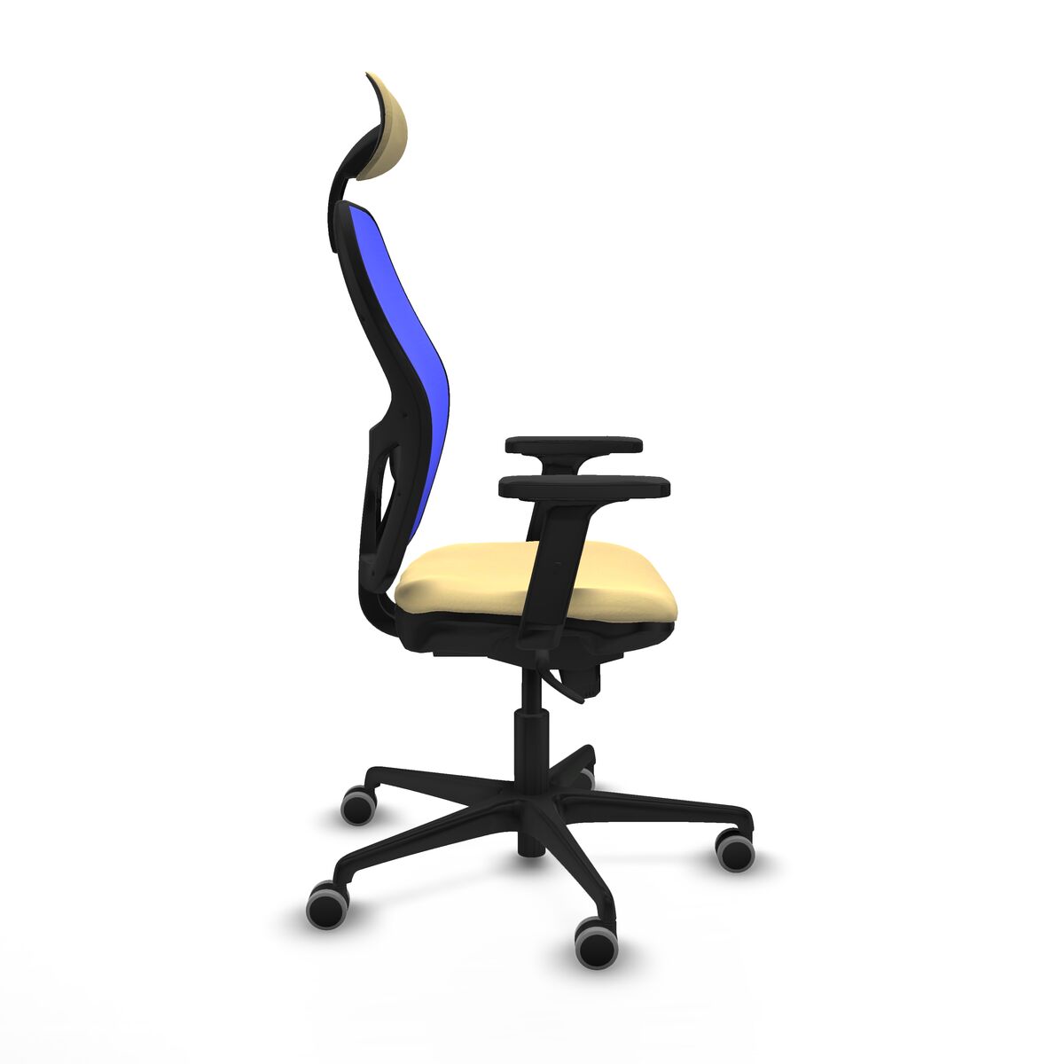 Silla de Oficina con Cabecero Jorquera Piqueras y Crespo 2D036G1 Crema