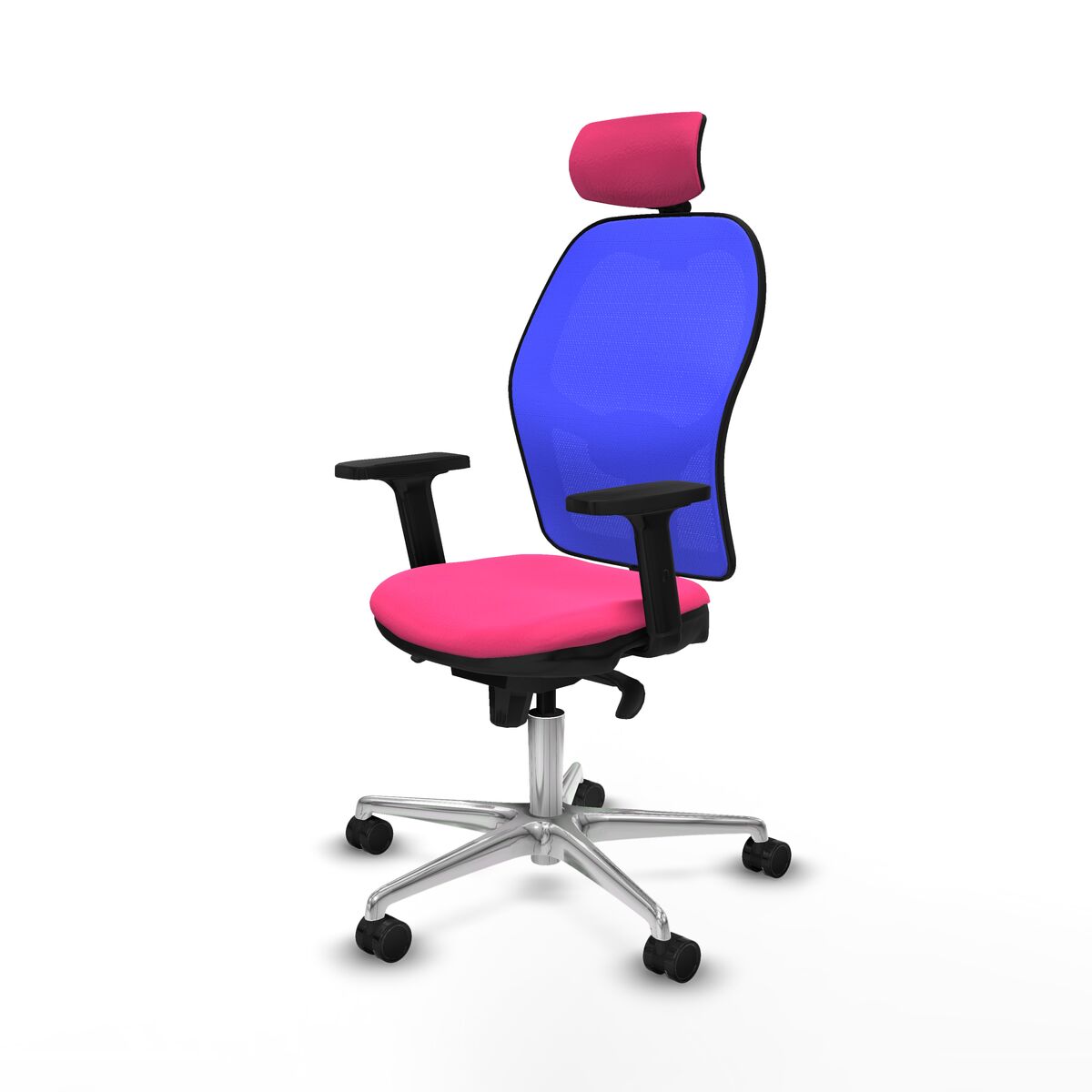 Silla de Oficina con Cabecero Jorquera Piqueras y Crespo 2D086N2 Rosa