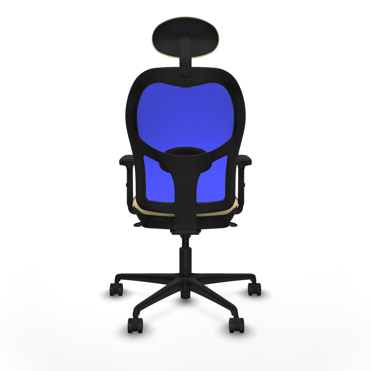 Silla de Oficina con Cabecero Jorquera Piqueras y Crespo 2D036N1 Crema