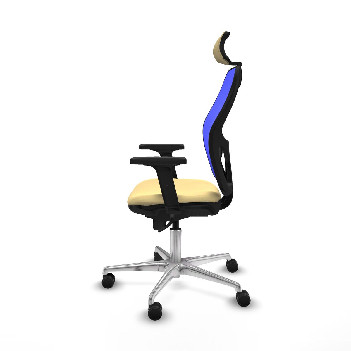 Silla de Oficina con Cabecero Jorquera Piqueras y Crespo 2D086N2 Crema