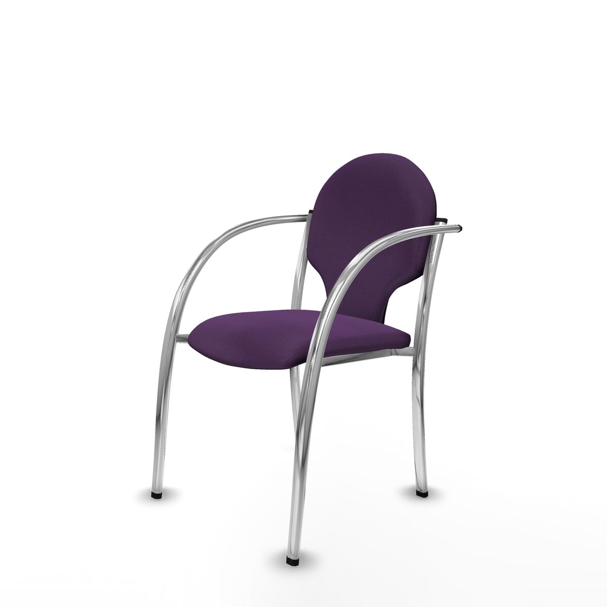 Silla de Recepción Hellín Piqueras y Crespo 220PTCRB760 Morado 2 Unidades