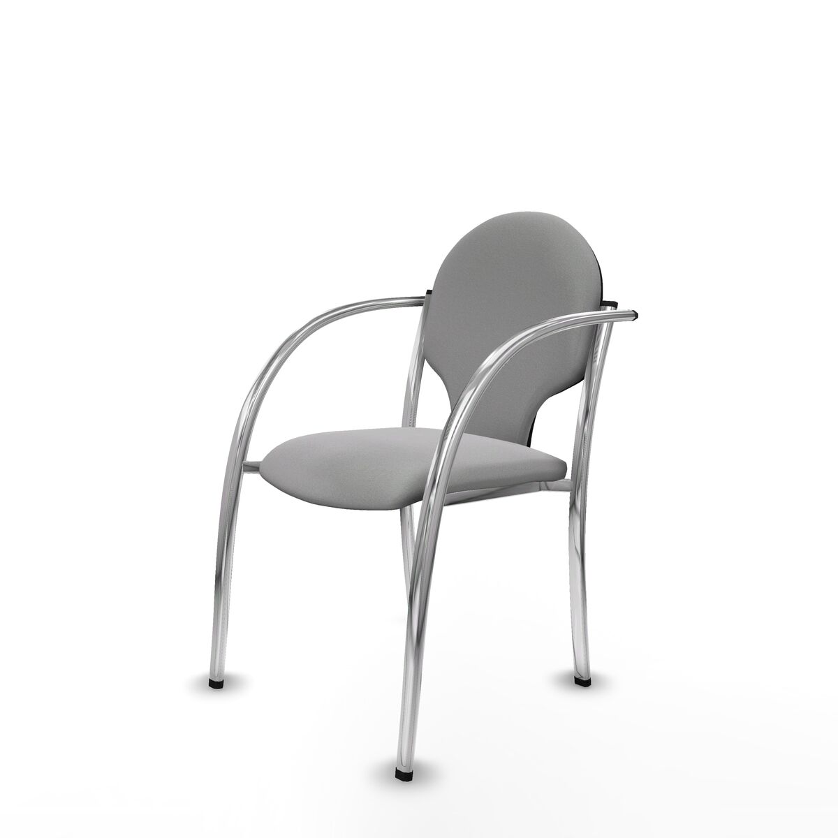 Silla de Recepción Hellín Piqueras y Crespo 220PTCRB40 Gris claro 2 Unidades