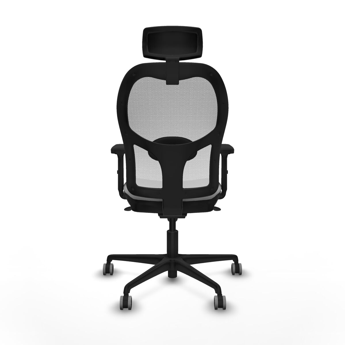 Silla de Oficina con Cabecero Jorquera Piqueras y Crespo 2D036G2 Gris claro