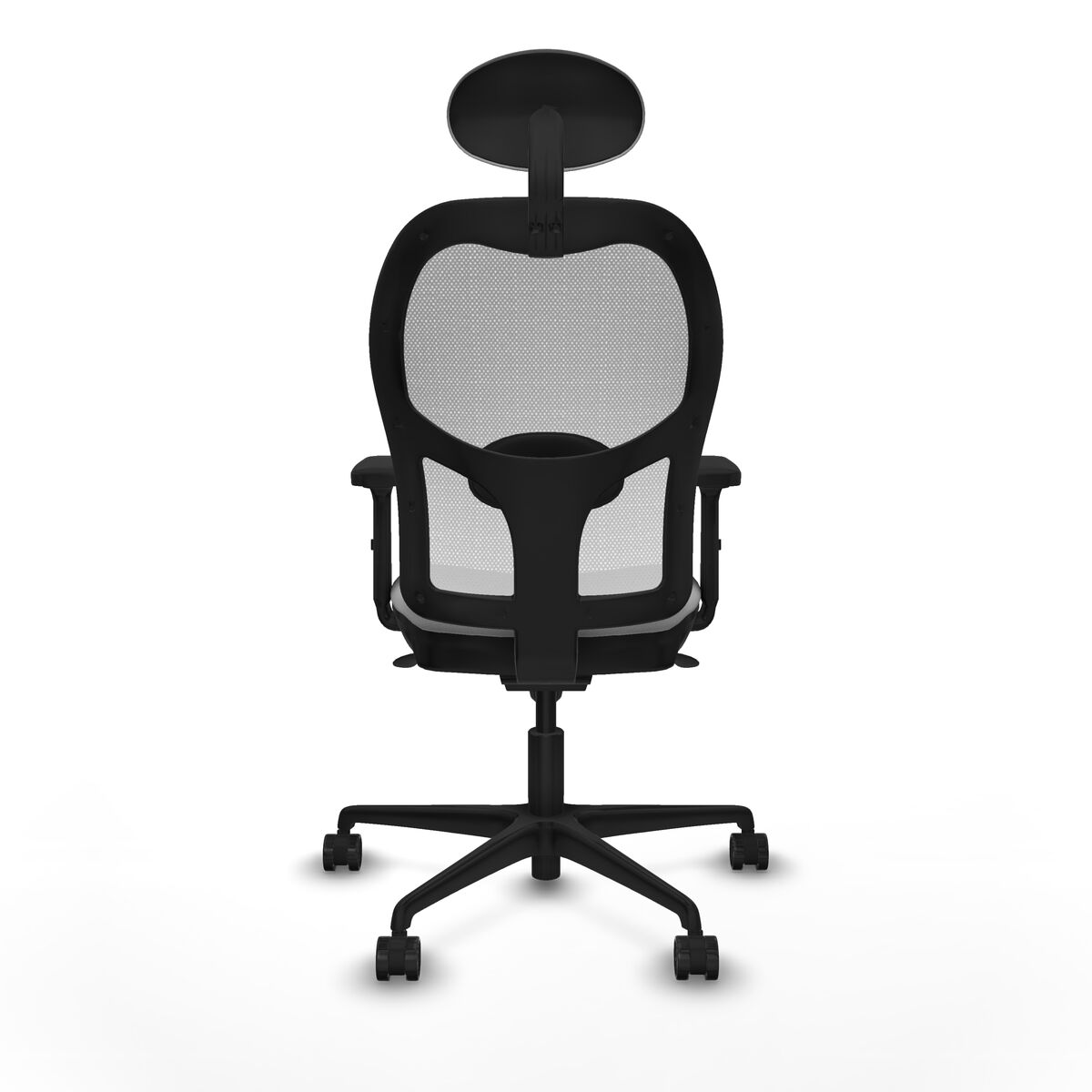 Silla de Oficina con Cabecero Jorquera Piqueras y Crespo 2D036N1 Gris claro