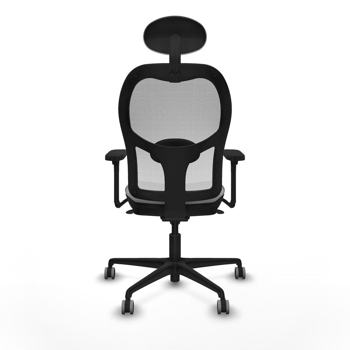 Silla de Oficina con Cabecero Jorquera Piqueras y Crespo 3D036G1 Gris claro