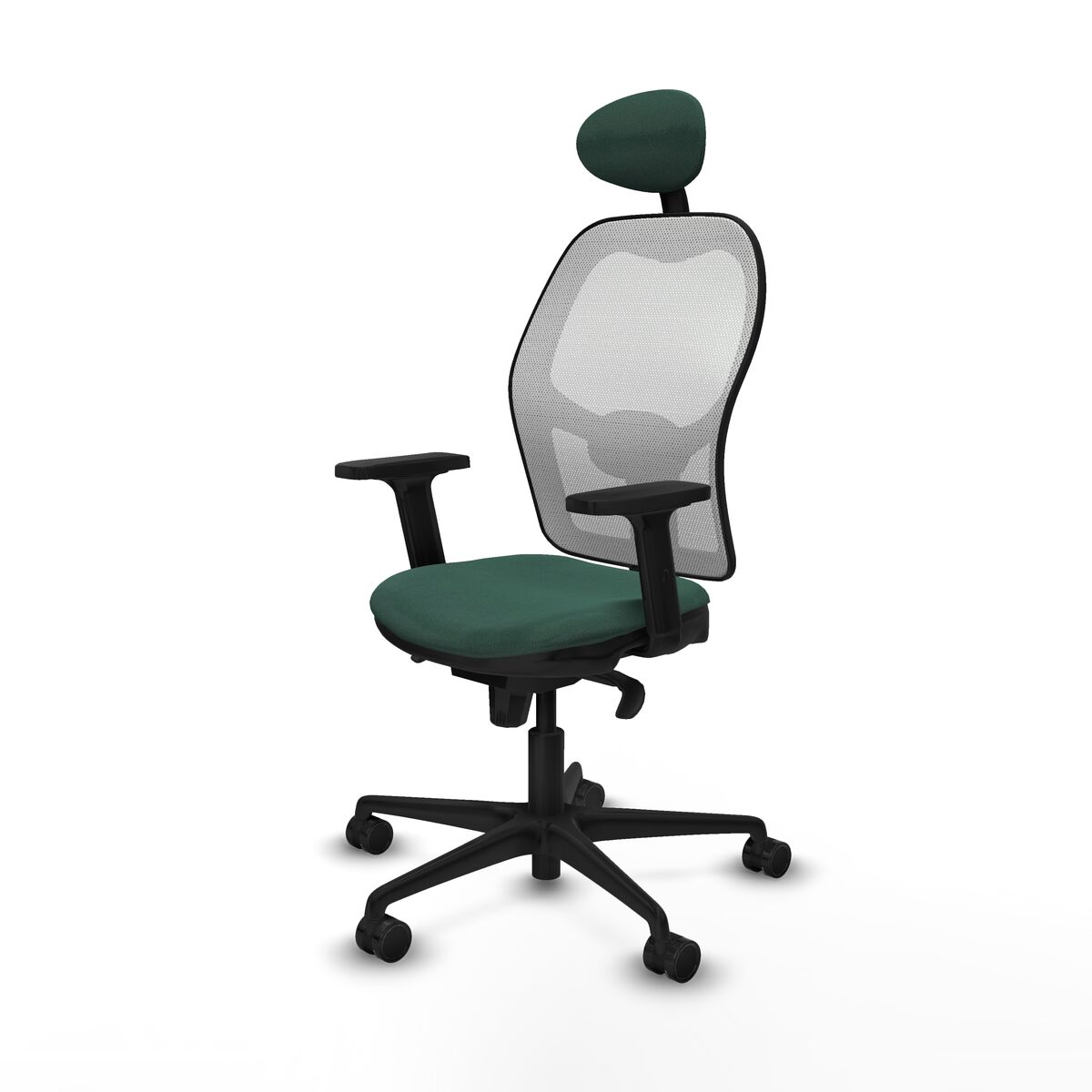 Silla de Oficina con Cabecero Jorquera Piqueras y Crespo 2D036N1 Verde