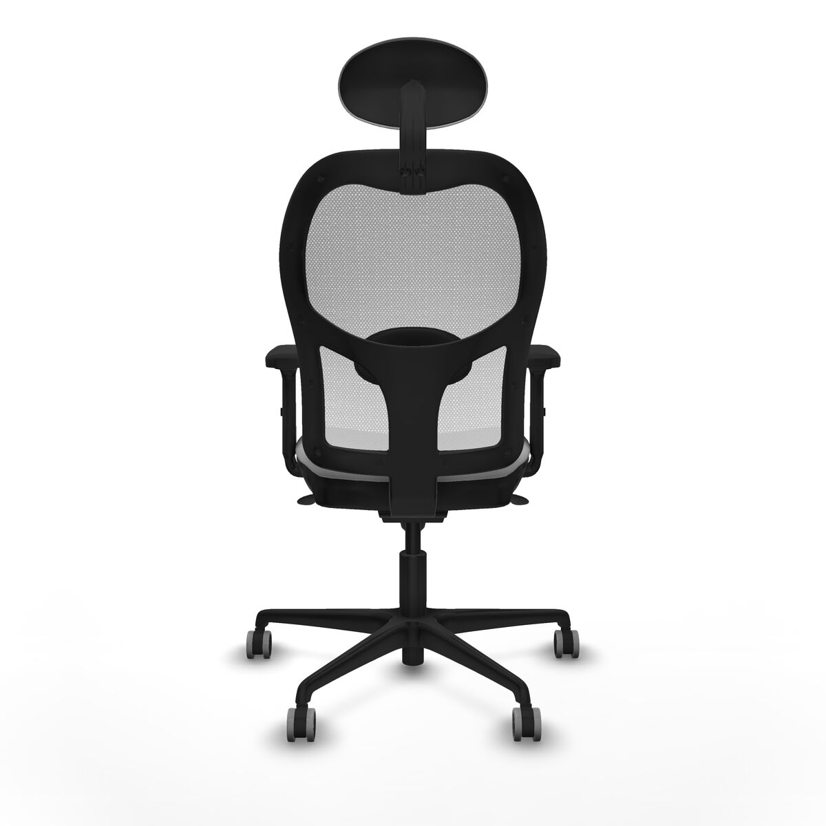 Silla de Oficina con Cabecero Jorquera Piqueras y Crespo 2D036G1 Gris claro