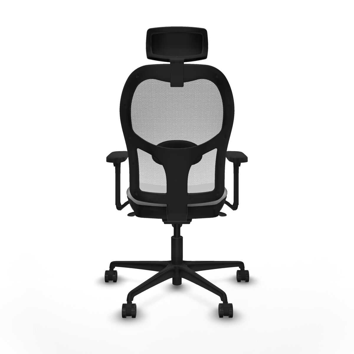 Silla de Oficina con Cabecero Jorquera Piqueras y Crespo 3D036N2 Gris claro