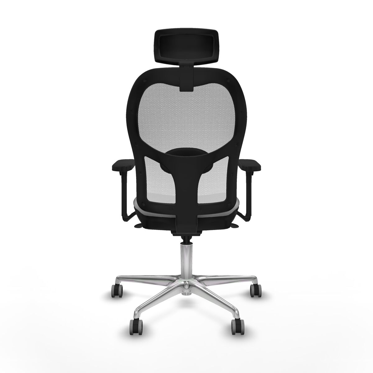 Silla de Oficina con Cabecero Jorquera Piqueras y Crespo 3D086G2 Gris claro