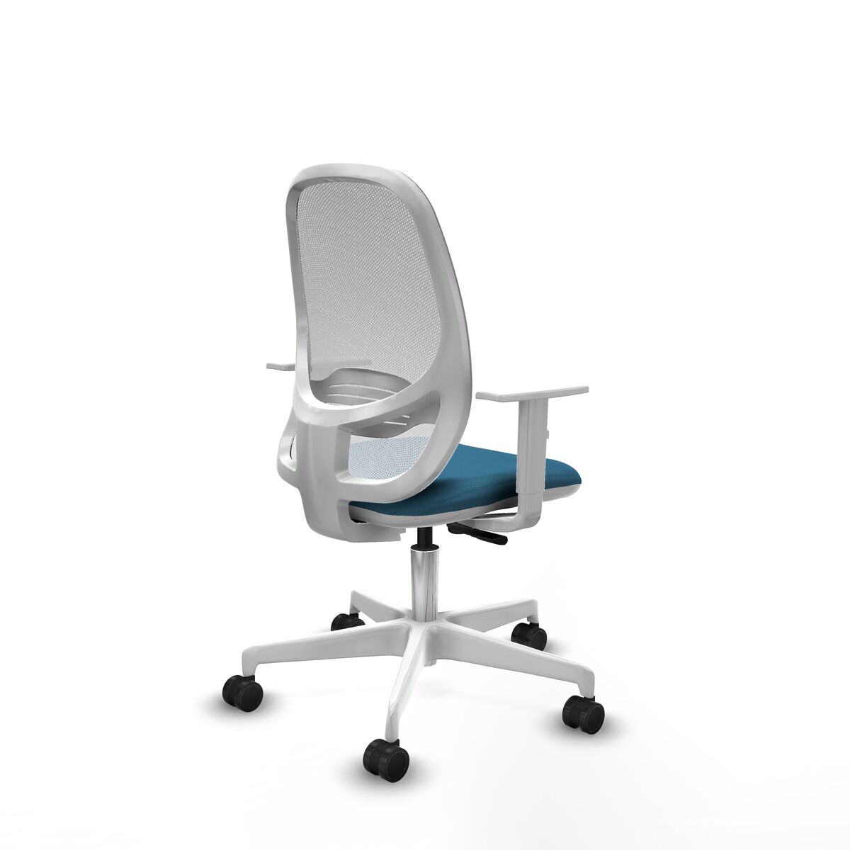 Silla de Oficina Cilanco Piqueras y Crespo B4B026N Blanco Verde petróleo