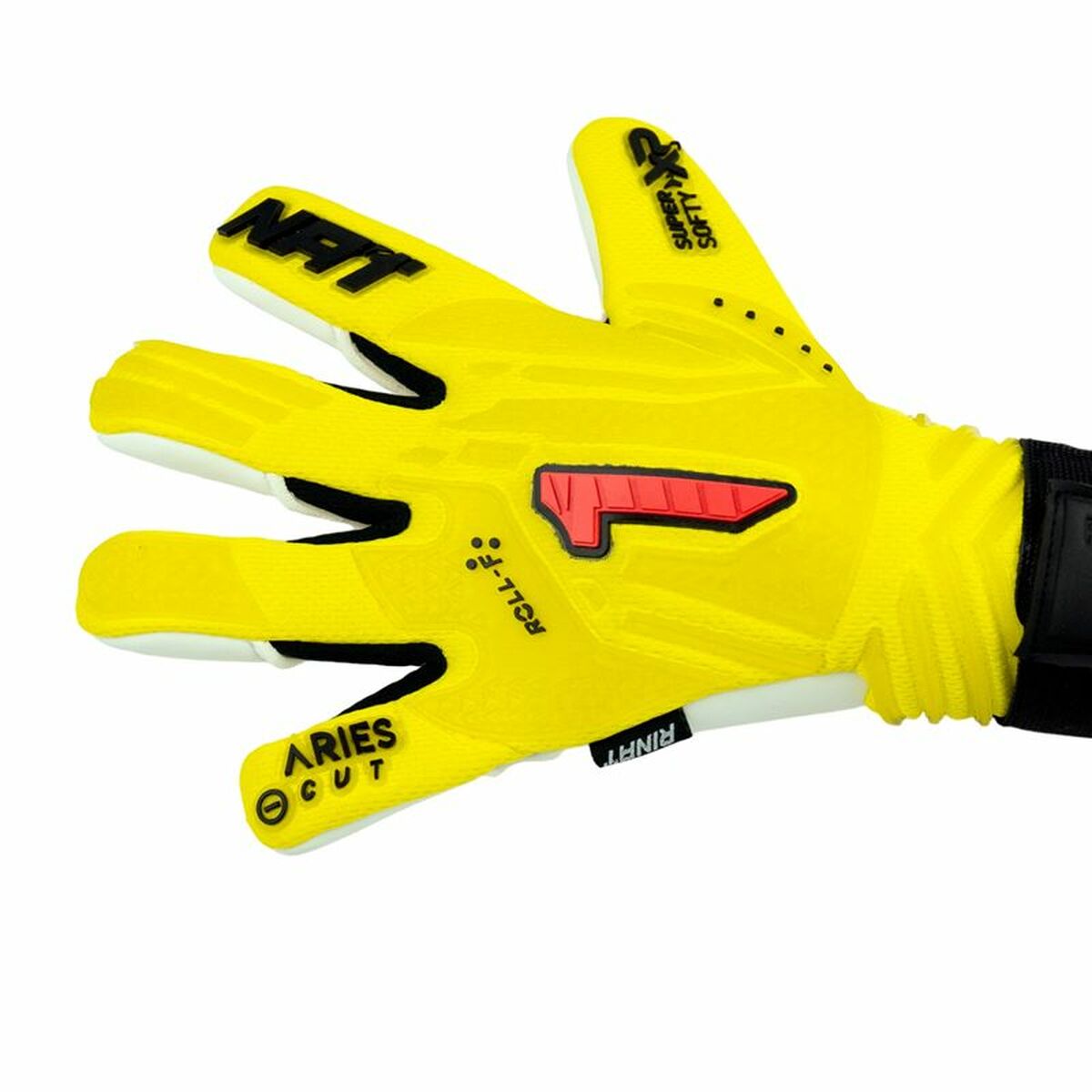 Guantes de Portero Rinat Aries Nemesis Prime Amarillo