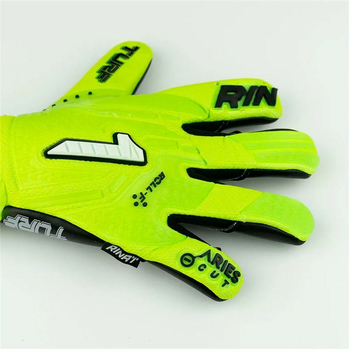Guantes de Portero Rinat Aries Némesis Turf Verde limón Adultos