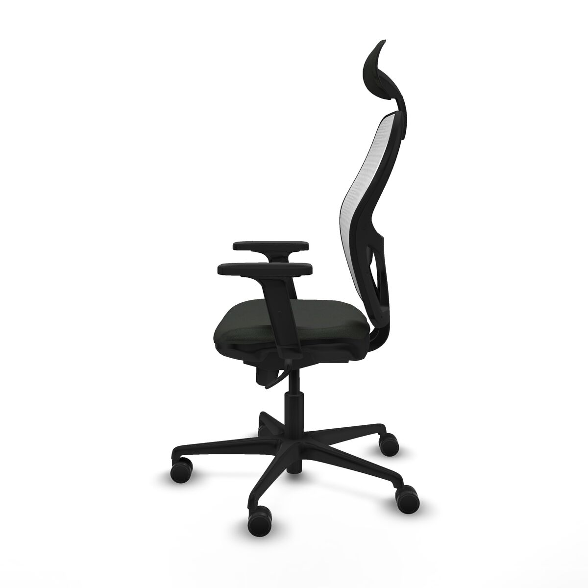 Silla de Oficina con Cabecero Jorquera Piqueras y Crespo 2D036N1 Negro