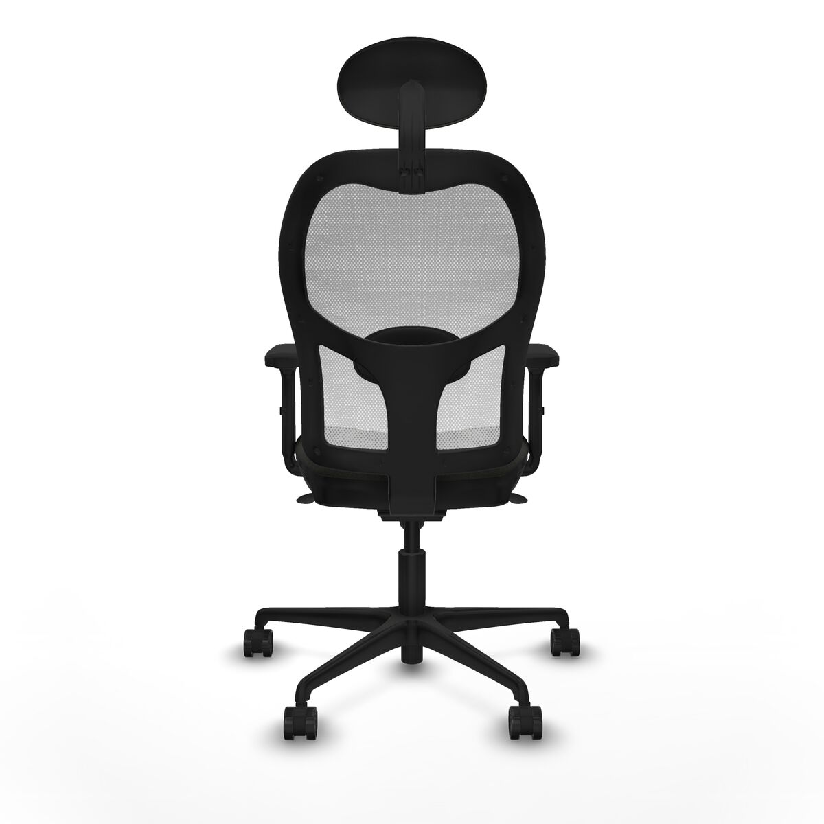 Silla de Oficina con Cabecero Jorquera Piqueras y Crespo 2D036N1 Negro