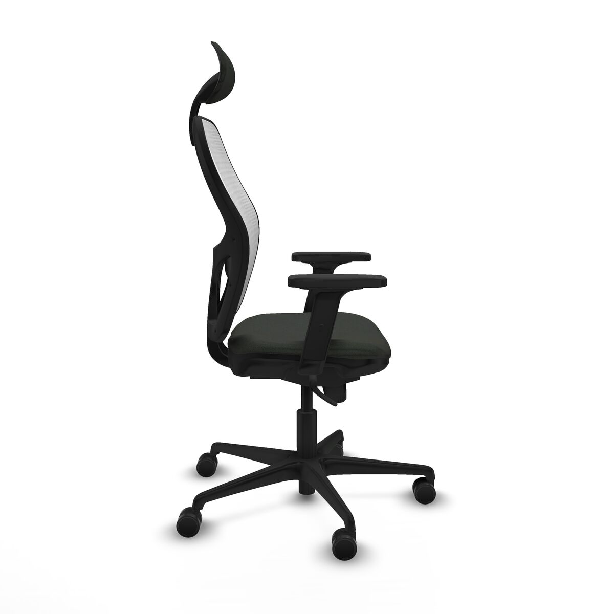 Silla de Oficina con Cabecero Jorquera Piqueras y Crespo 2D036N1 Negro