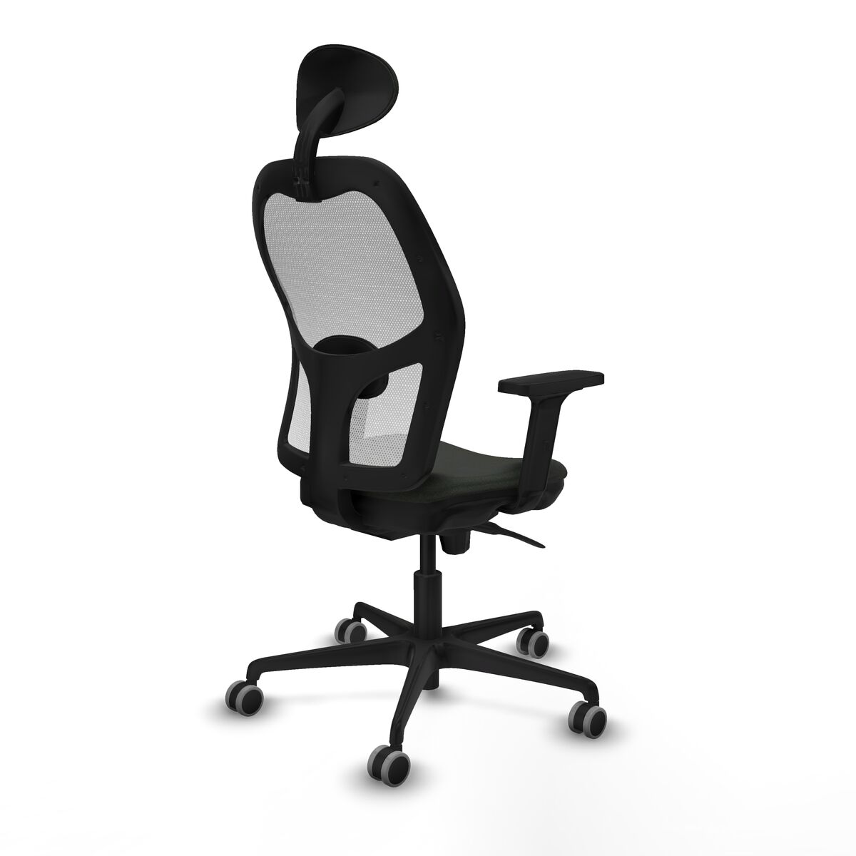 Silla de Oficina con Cabecero Jorquera Piqueras y Crespo 2D036G1 Negro