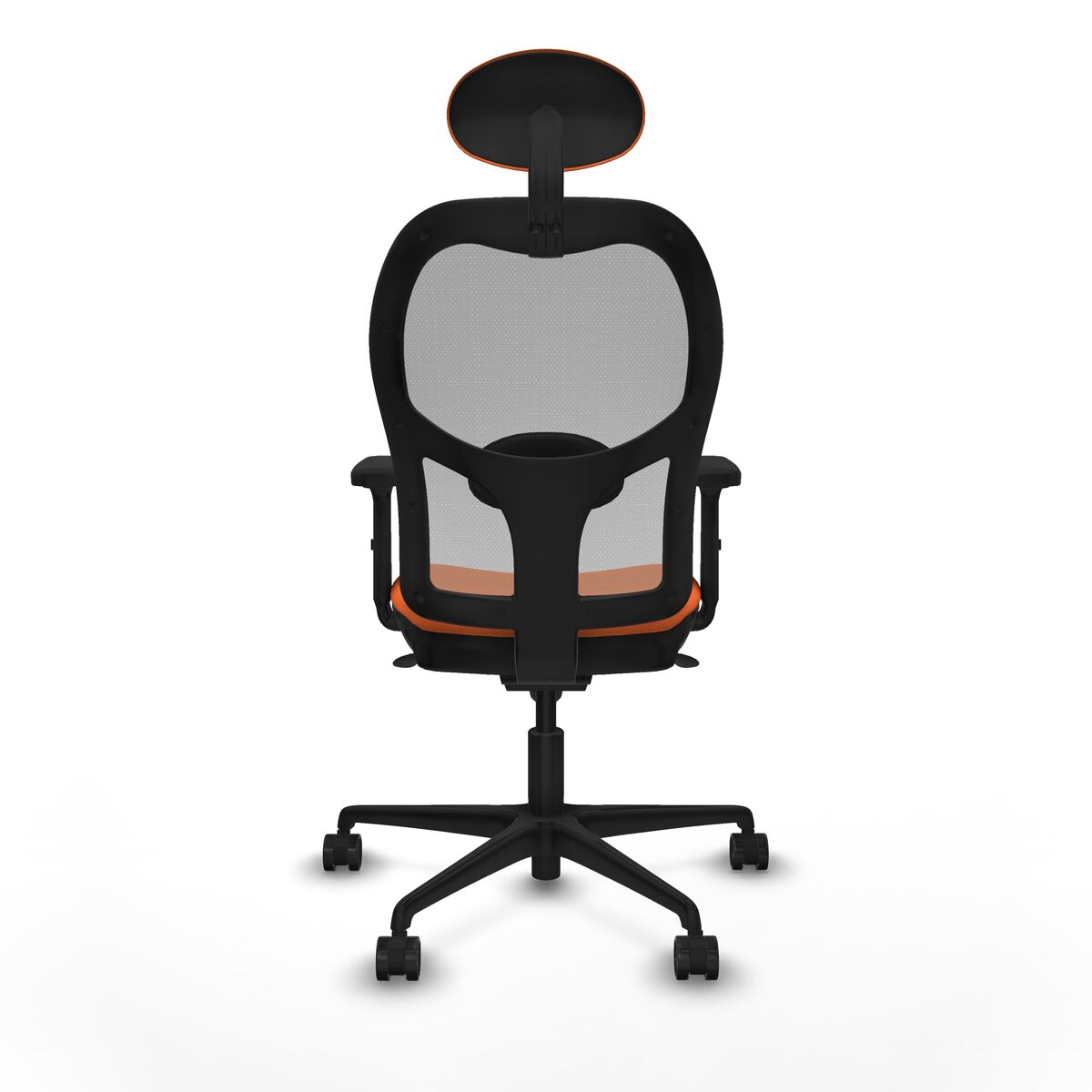Silla de Oficina con Cabecero Jorquera Piqueras y Crespo 2D036N1 Naranja