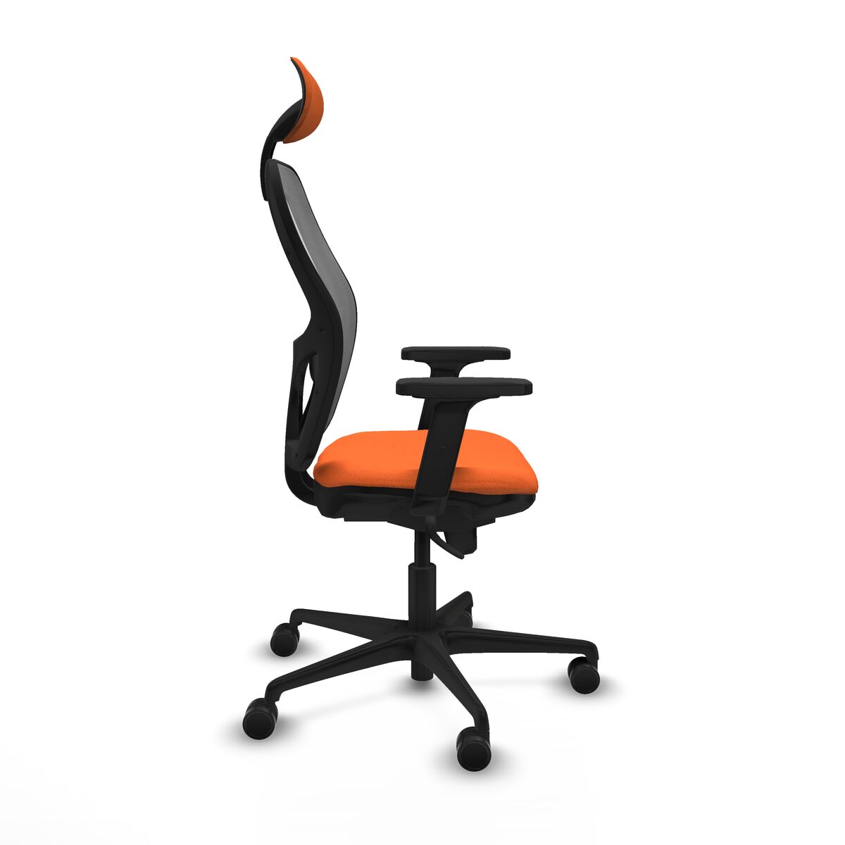 Silla de Oficina con Cabecero Jorquera Piqueras y Crespo 2D036N1 Naranja