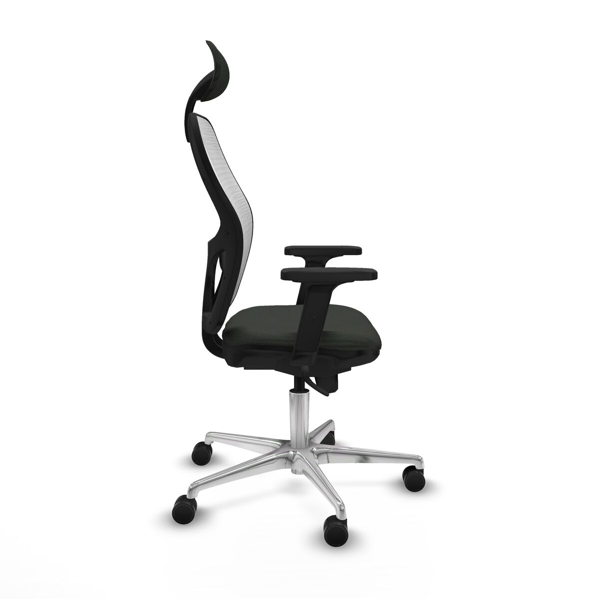 Silla de Oficina con Cabecero Jorquera Piqueras y Crespo 2D086N1 Negro