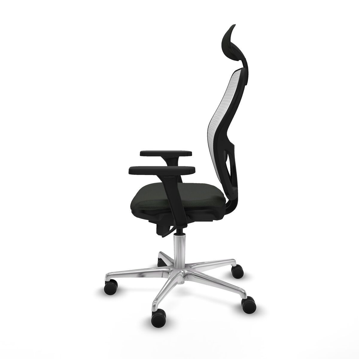 Silla de Oficina con Cabecero Jorquera Piqueras y Crespo 3D086N1 Negro