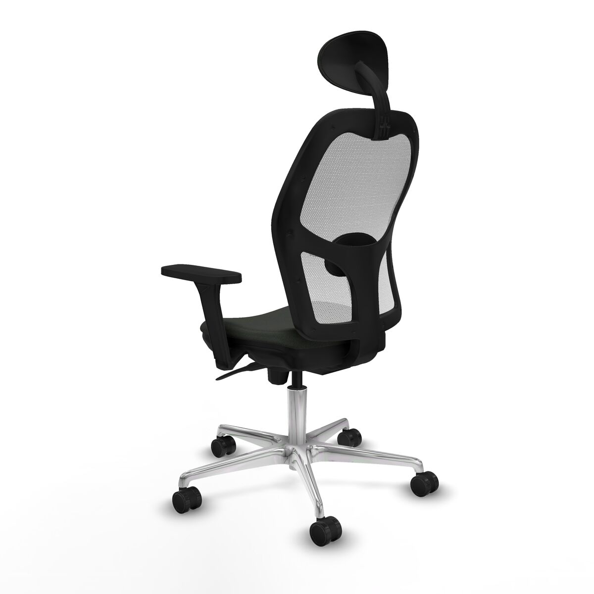 Silla de Oficina con Cabecero Jorquera Piqueras y Crespo 3D086N1 Negro