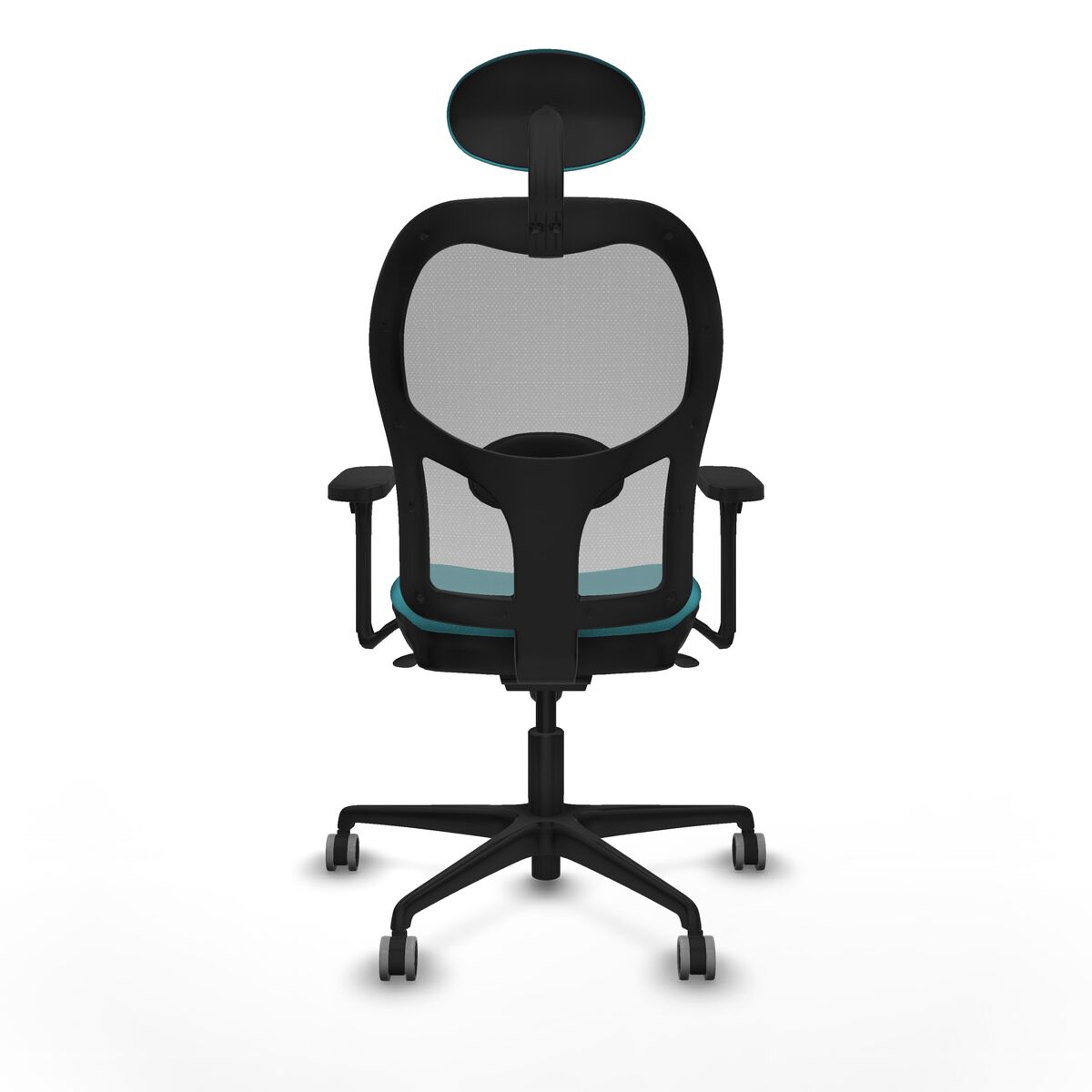 Silla de Oficina con Cabecero Jorquera Piqueras y Crespo 3D036G1 Turquesa