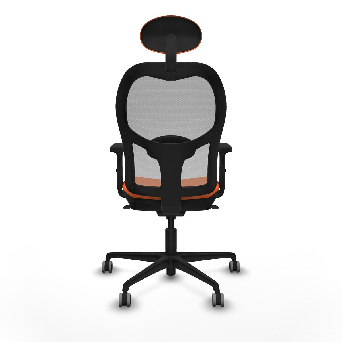 Silla de Oficina con Cabecero Jorquera Piqueras y Crespo 2D036G1 Naranja