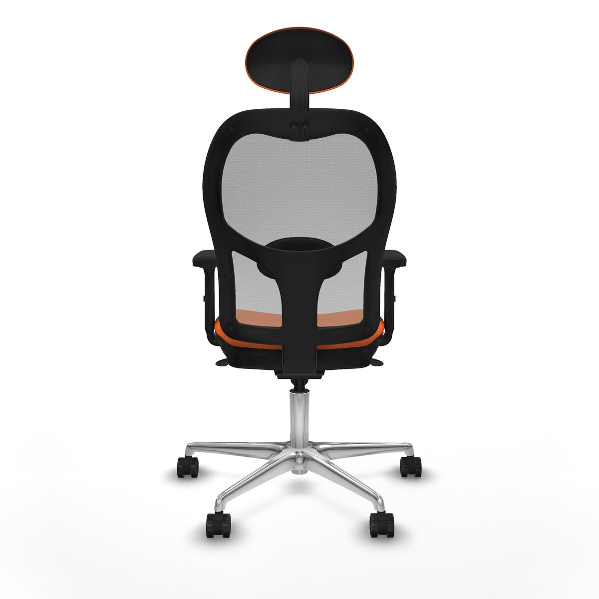 Silla de Oficina con Cabecero Jorquera Piqueras y Crespo 2D086N1 Naranja