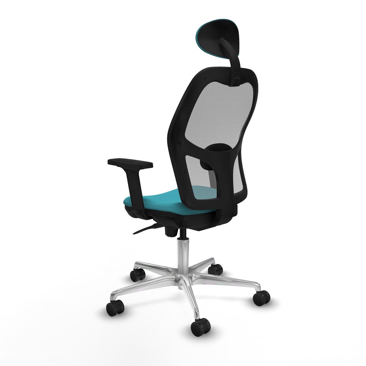 Silla de Oficina con Cabecero Jorquera Piqueras y Crespo 2D086N1 Turquesa