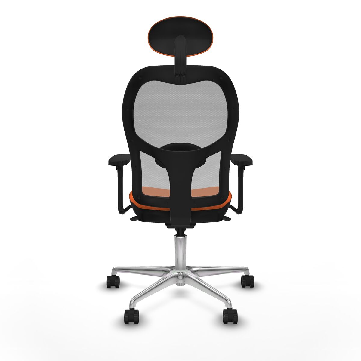 Silla de Oficina con Cabecero Jorquera Piqueras y Crespo 3D086N1 Naranja