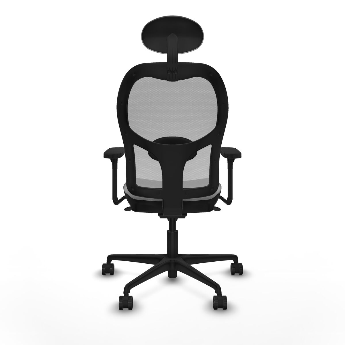 Silla de Oficina con Cabecero Jorquera Piqueras y Crespo 3D036N1 Gris claro