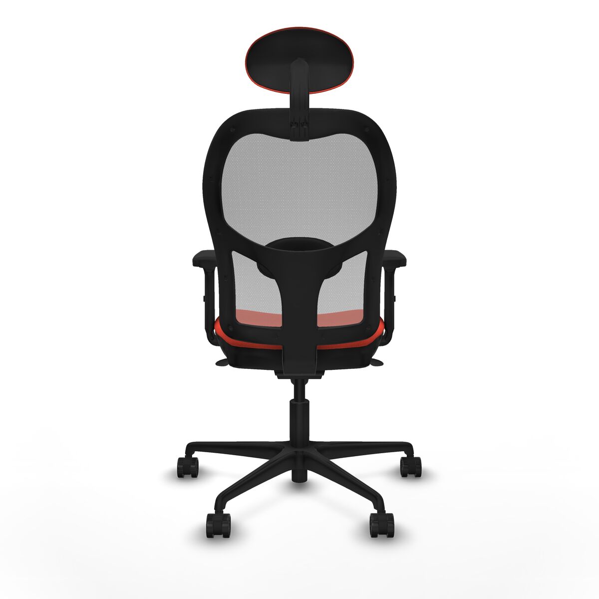 Silla de Oficina con Cabecero Jorquera Piqueras y Crespo 2D036N1 Naranja Oscuro