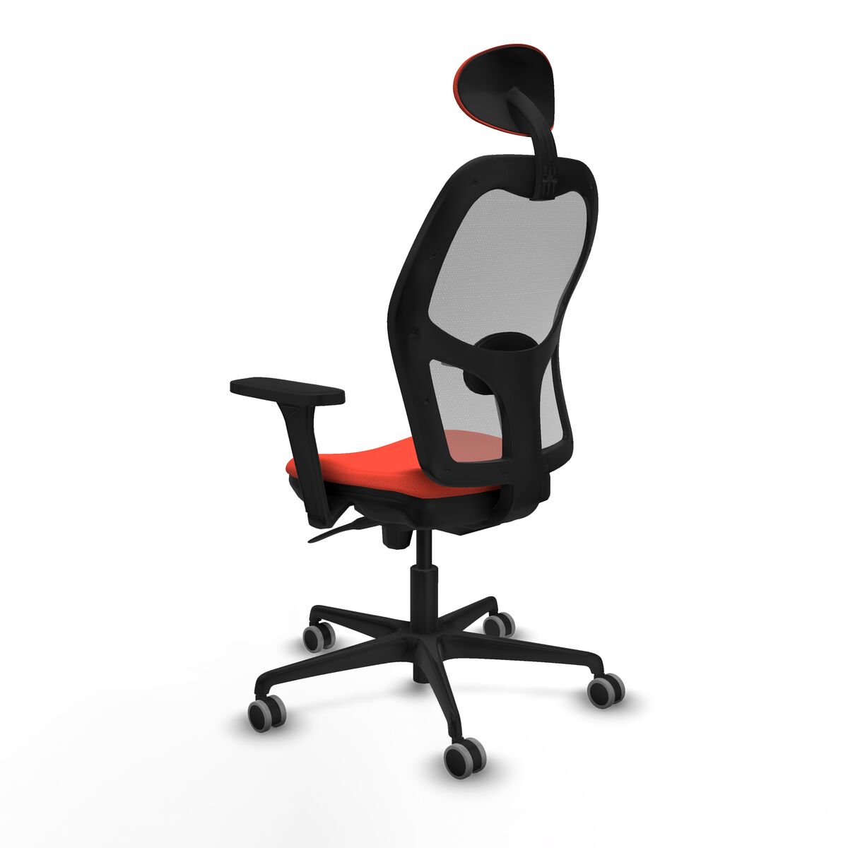 Silla de Oficina con Cabecero Jorquera Piqueras y Crespo 3D036G1 Naranja Oscuro