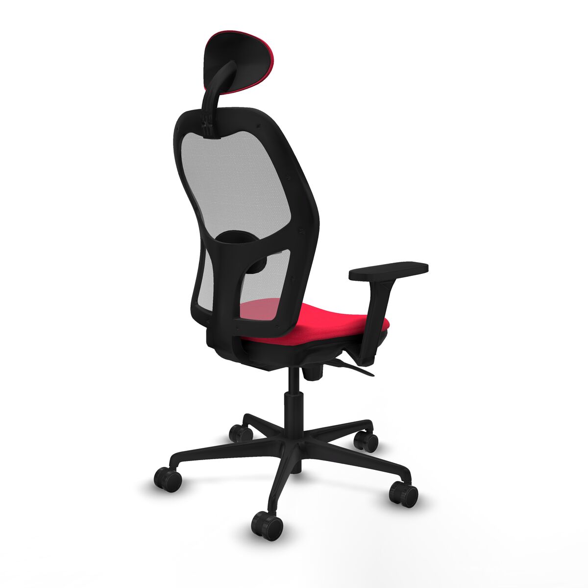 Silla de Oficina con Cabecero Jorquera Piqueras y Crespo 3D036N1 Rojo