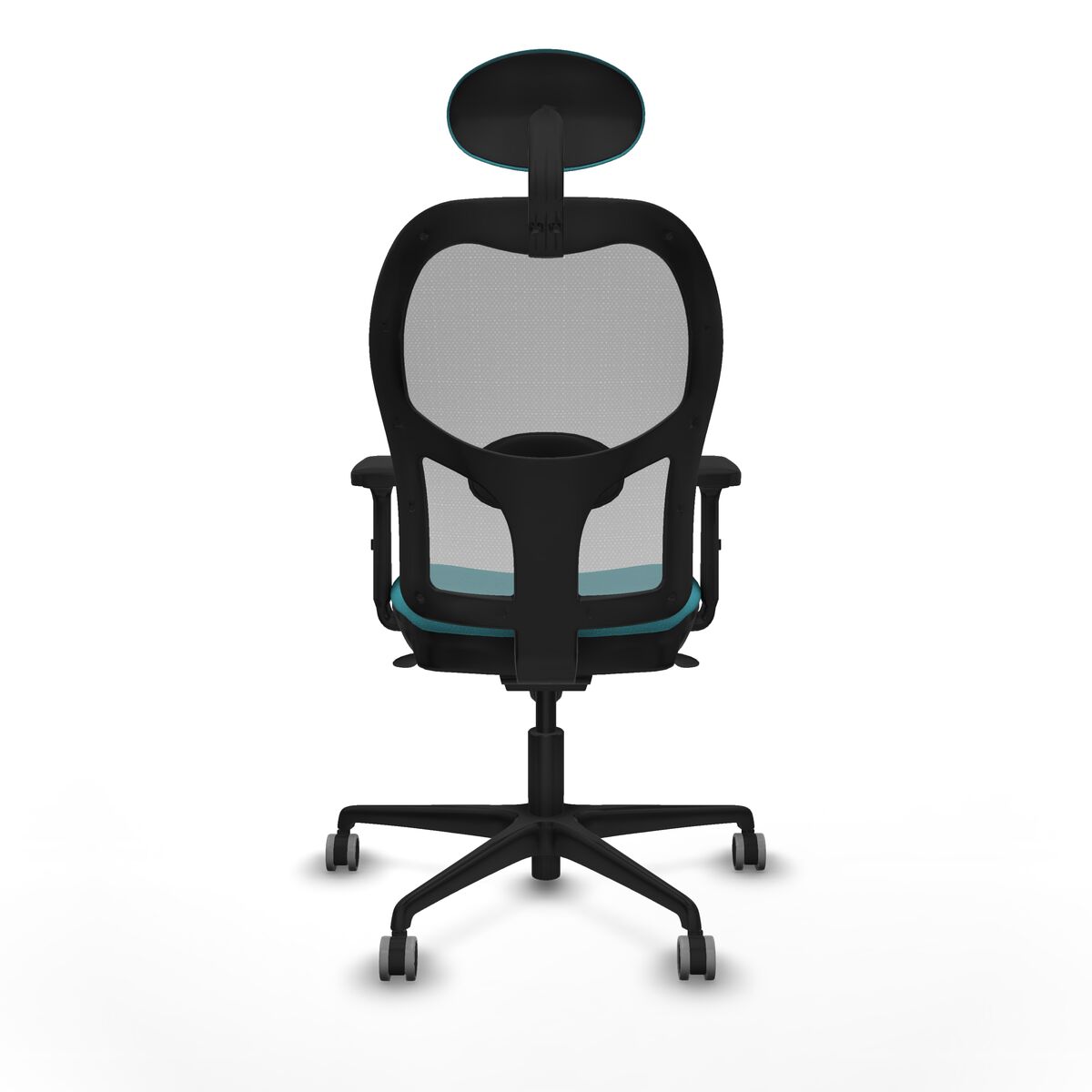 Silla de Oficina con Cabecero Jorquera Piqueras y Crespo 2D036G1 Turquesa