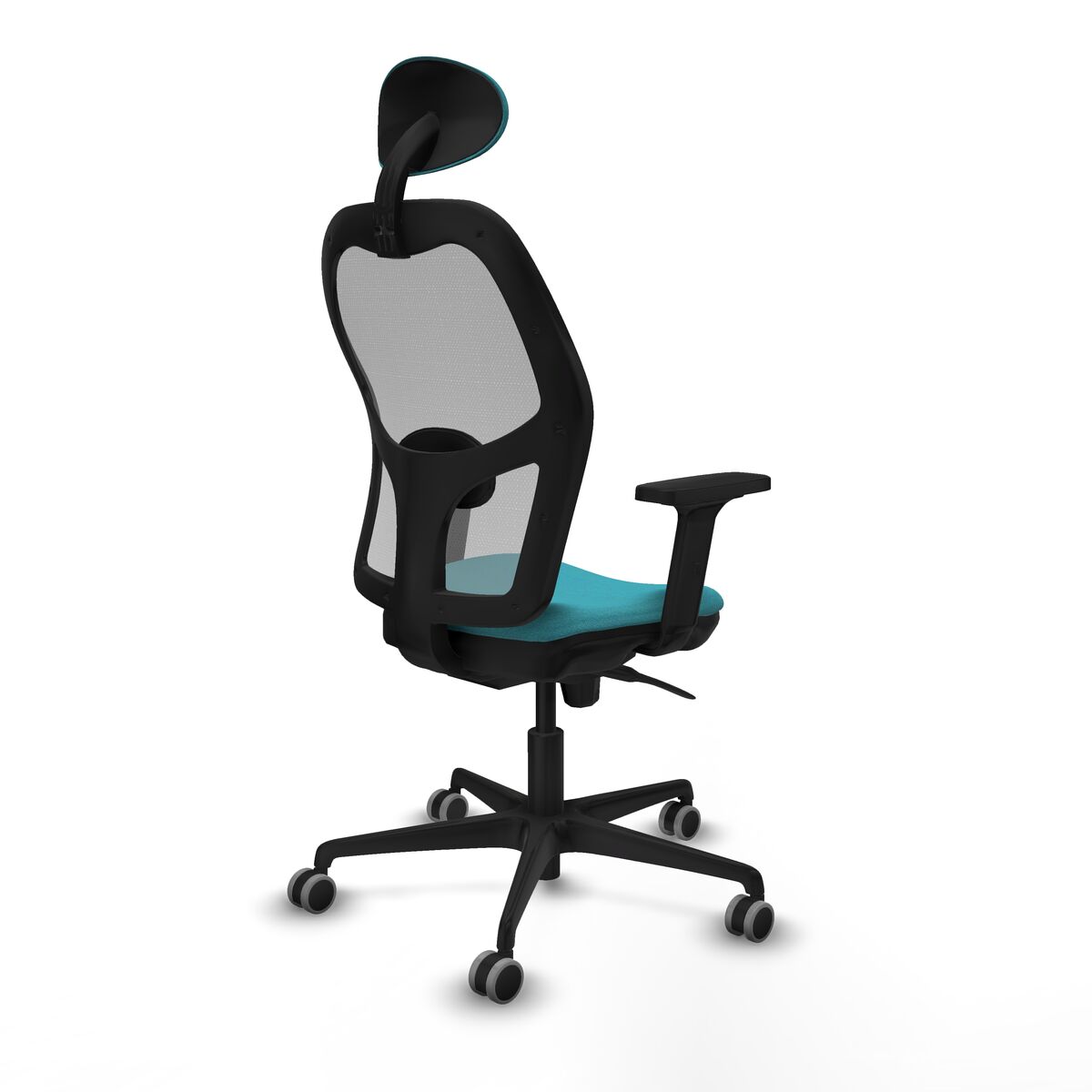 Silla de Oficina con Cabecero Jorquera Piqueras y Crespo 2D036G1 Turquesa