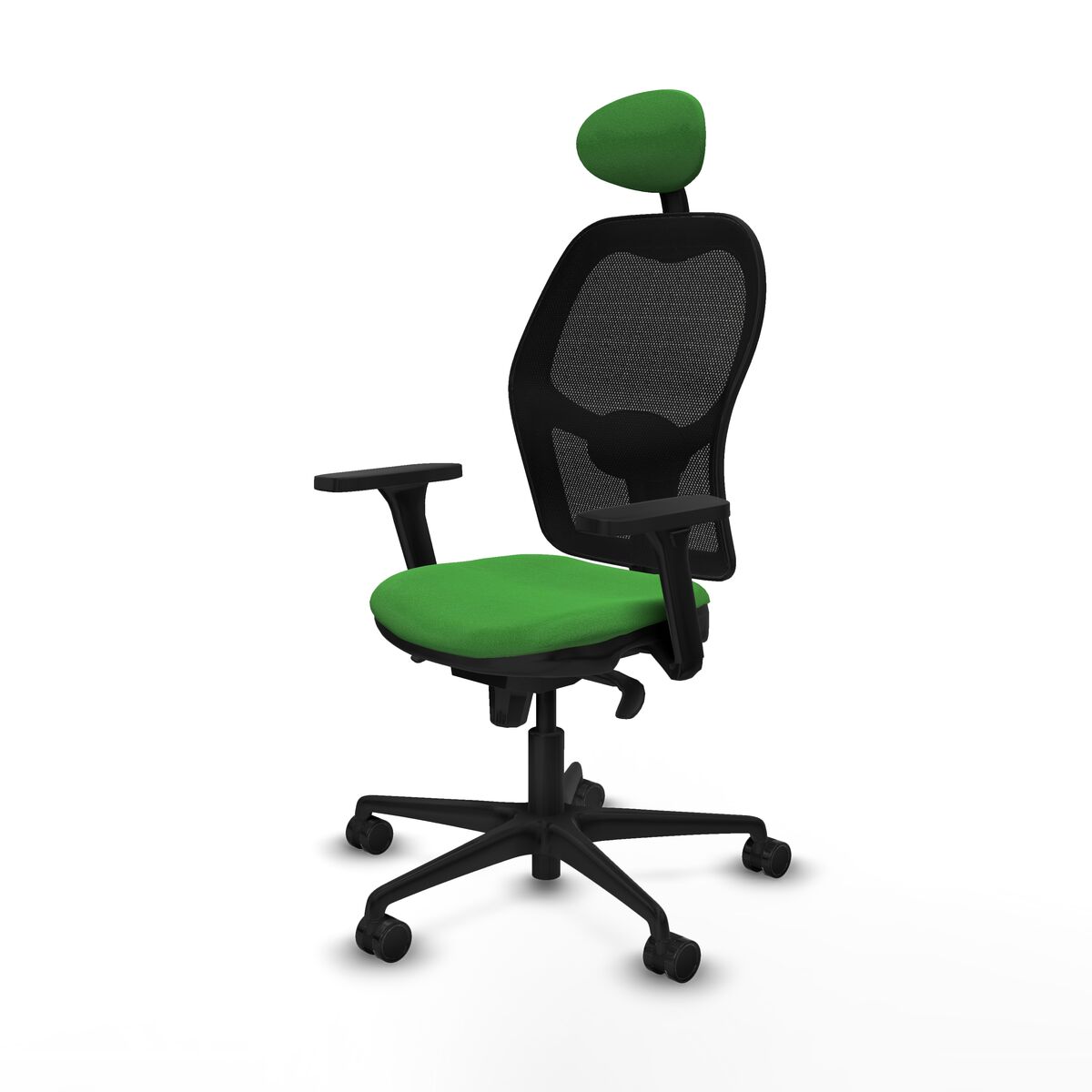 Silla de Oficina con Cabecero Jorquera Piqueras y Crespo 3D036N1 Verde