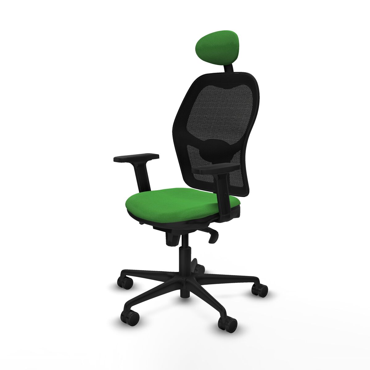Silla de Oficina con Cabecero Jorquera Piqueras y Crespo 2D036N1 Verde